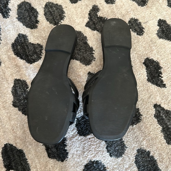 Nordstom Carolina slide. Black. Size 8 - Picture 2 of 3